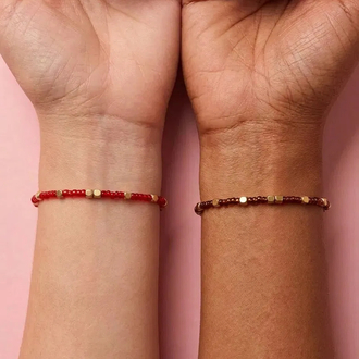 Poppy Duo – Küp Boncuk Bileklik Seti