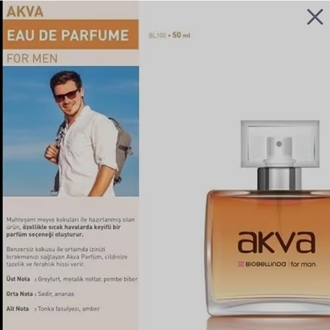 Biobellinda akva parfüm 50 ml edp