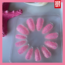 Pembe Renk Simli Takma Tırnak (Yapıştırıcılı)