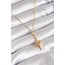 Gold Zirkon Taşlı Kutup Yıldızı Kolye