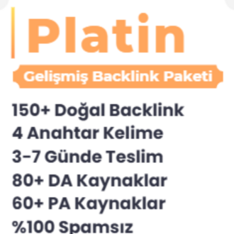 PLATİN BACKLİNK PAKETİ 7.000 TL