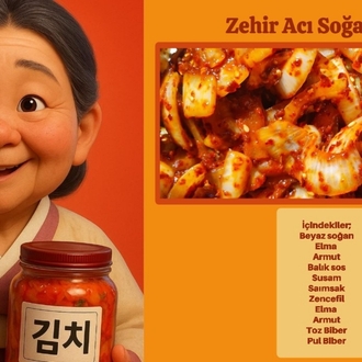 Zehir acı soğan meze 600gr