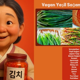 Yeşil soğan kimchi (파김치) Vegan 1kg