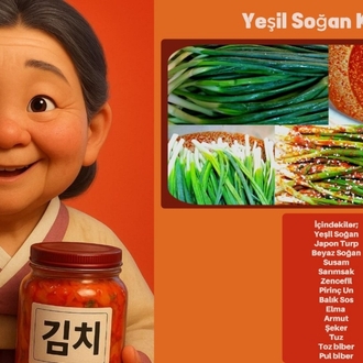 Yeşil soğan kimchi (파김치) 1kg