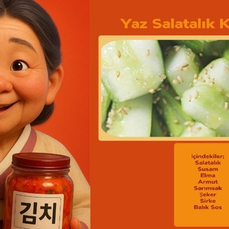 Yaz salatalık kimchi 오이김치 500gr