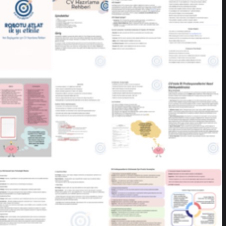 CV Hazırlama Rehberi (PDF) - Yeni Başlayanlar İçin
