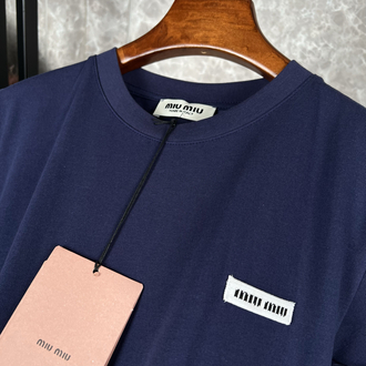 MiuMiu Premium Kadın T-shirt (lacivert)