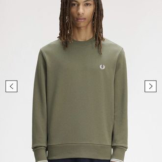 Fred Perry Premium Sweatshirt (Yeşil)