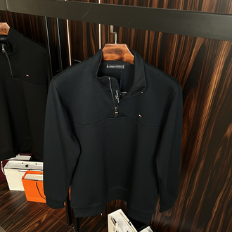 TH Yarım Fermuar Sweatshirt (koyu lacivert)