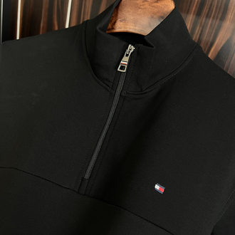 TH Yarım Fermuar Sweatshirt