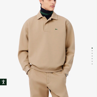 Lcst Polo Yaka Sweatshirt (bej)