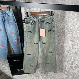 MiuMiu Kadın Jeans (oversize)