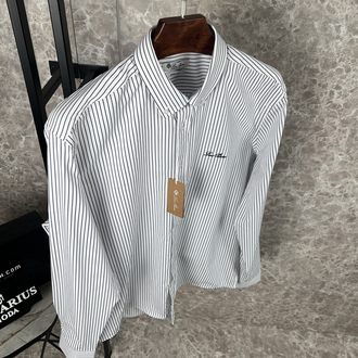 Loro Piana Gömlek (lacivert çizgili)/(regular)