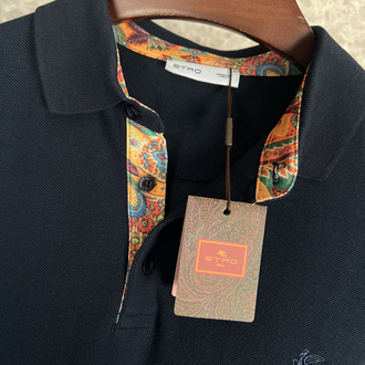 Etro Polo Yaka (lacivert)