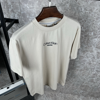 CK Premium T-shirt (bej)/(rahat kalıp)