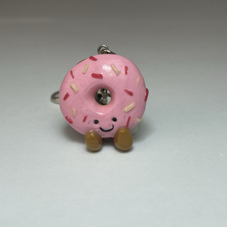 donut figür anahtarlık/çanta charm