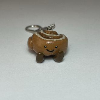 cinnamon roll figür anahtarlık/çanta charm