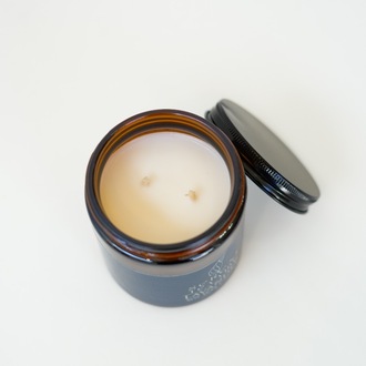 Sereni Tea Vibe Lavanta Kokulu Mum - %100 Doğal Soya Mumu Amber Kavanoz Aromaterapi Mum