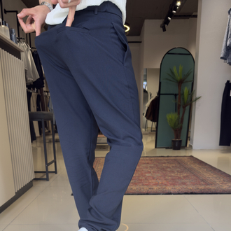 Regular Fit Kumaş Pantolon Lacivert