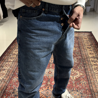 Taşlamalı Boyfriend Jean