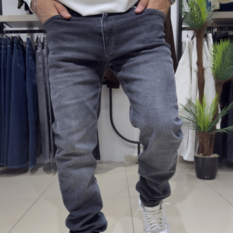 Regular Fit Jean Yıkamalı Siyah
