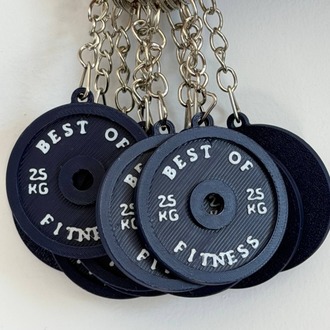 Salonunuzun Motivasyon Kaynağı: Kişiye Özel Fitness Anahtarlık Serisi!