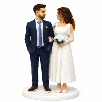 Aşkın En Renkli Hali: Çiftlere Özel Tasarım 3D Figür & Boyama Seti ✨