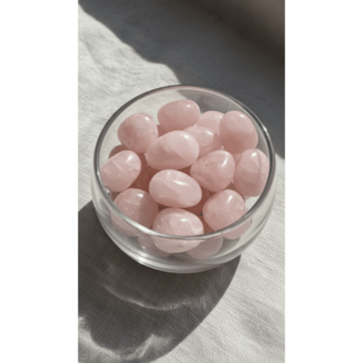 Pembe Kuvars Doğal Taş Tamburlanmış Parça - 1. Kalite (2-2,5 cm)