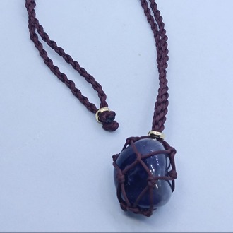 Ametist Taşlı El İşi Kolye – Doğal Enerjiyle Örülmüş Romantik Takı