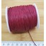 BOBİN SATIŞ - ÖRGÜLÜ COTTON MAKROME BİLEKLİK İPİ 1 MM BORDO Ürün Kodu : 20550