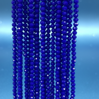 4 mm Lacivert Kristal Boncuk – 1 Dizi | Takı ve Hobi Tasarımı İçin