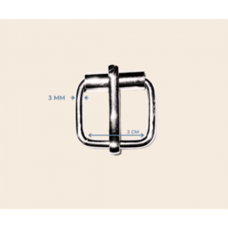2 cm * 3 mm makaralı toka metal renk