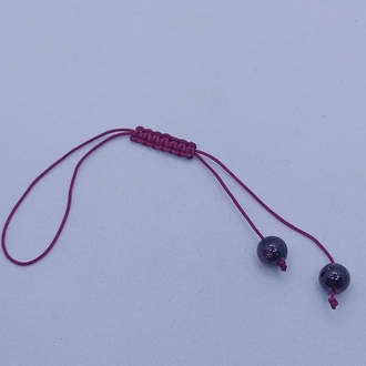 Granat taşlı çanta aksesuarı