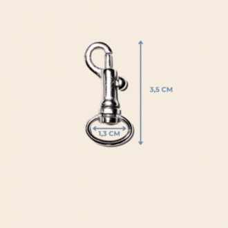 Minik Gemici Kancası 1,3 cm - Metal Renk (10 Adet)