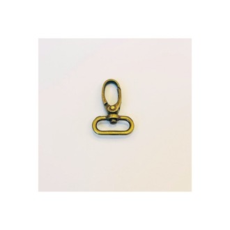 2 CM Orta Akrep Kanca Antik Renk – Metal Anahtarlık ve Çanta Askı Aparatı (50 Adet)