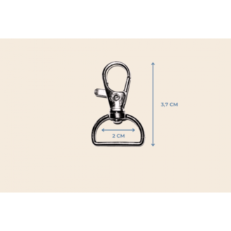 2 cm Paris Kanca 3,7 cm metal renk