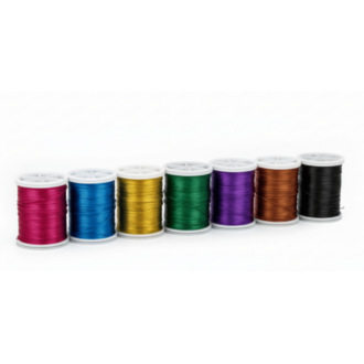 Renkli Bakır Çiçek ve Takı Teli Makaraları (0.30 mm / 0.60 mm / 0.80 mm)