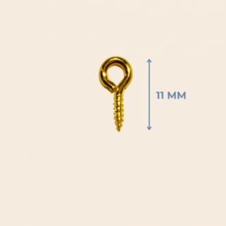 11 mm Metal Epoksi Vidası - Sarı Renk (1000 Adet)