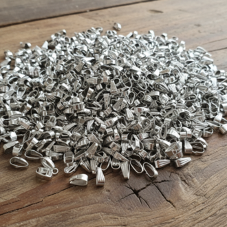 Metal kolye ucu klipsi 25 adet