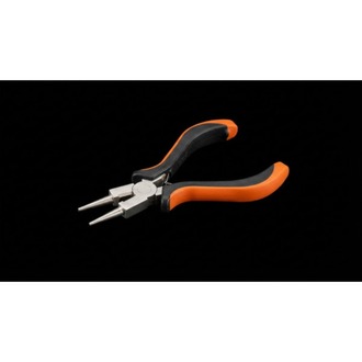 Takı Tasarım Tel Kıvırma Pensesi - Yuvarlak Ağızlı (12 cm)