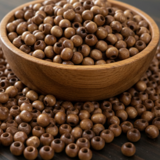 Ahşap Boncuk 10 mm | 500 Adet