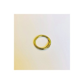 2,5 cm (25 mm) Light Gold Yaylı Halka - Çanta ve Takı Aparatı