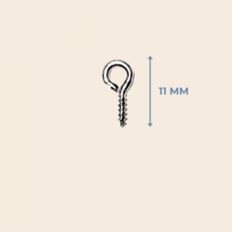 11 mm Metal Epoksi Vidası - Gümüş Renk (1000 Adet)
