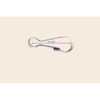 22 mm tel kanca metal renk
