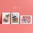 3'lü kartpostal illüstrasyon seti / illustrated postcard set of 3