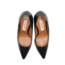 Siyah Mat Deri Stiletto