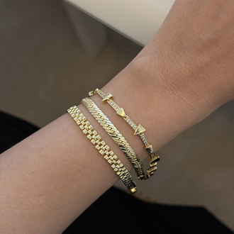 Kuyum Model 14K Çelik Bileklik bL0223
