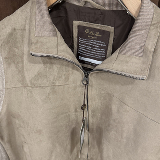 Loro Piana Bej Süet Ceket İthal