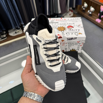 Dolce & Gabbana NS1 Mesh Sneaker in Grey/Black