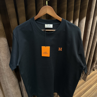 Hermes Mini Logo Detay Tshırt 